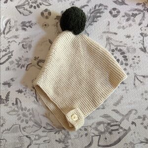 Mori Knitted Bonnet Hat (0-6mo)